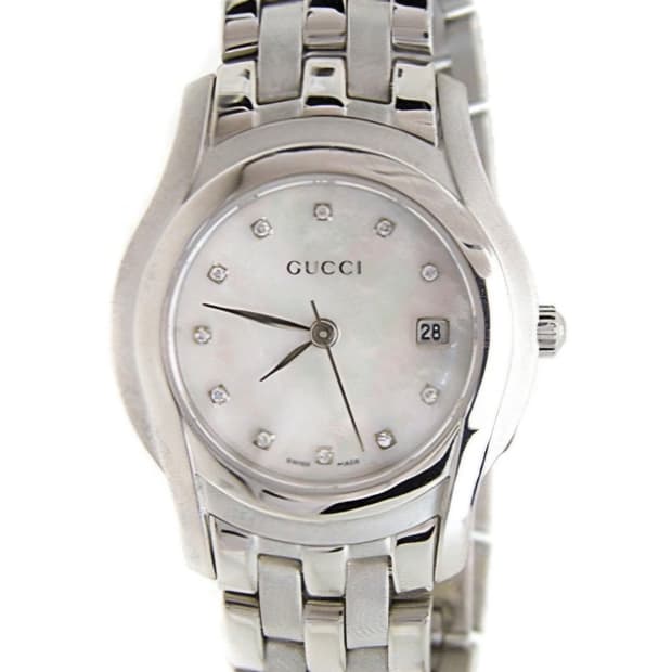 구찌 시계 다이아몬드 5500L 여성용 시계