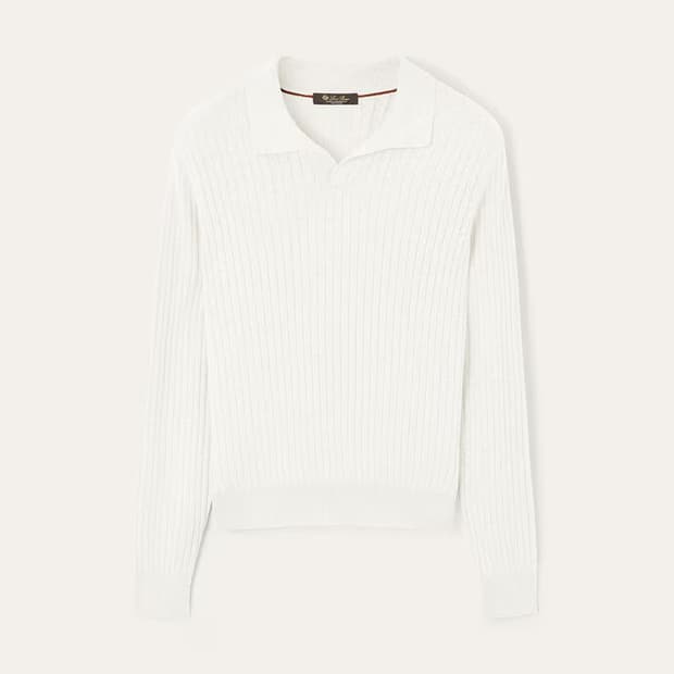 [50] 로로피아나 렉싱턴 폴로 니트 베이비 캐시미어