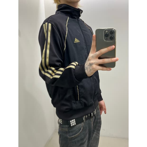 아디다스 골드로고 트랙탑 r4091