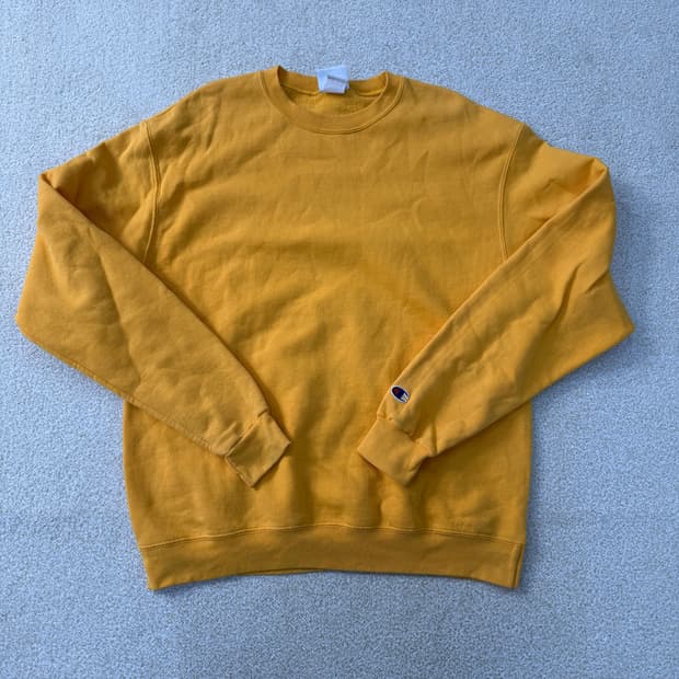 [L] 챔피온 옐로우 맨투맨 0102T1