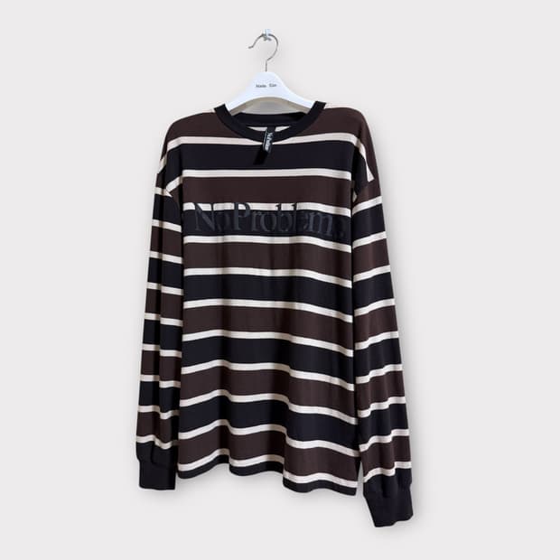 노프라블레모 스트라이프 티셔츠 / 웍스아웃