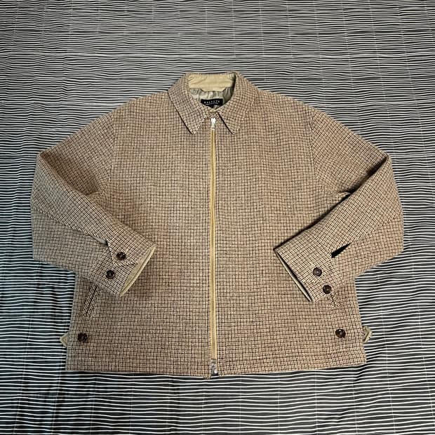 발루트(Ballute) 울 드리즐러 자켓 - 브라운체크 M