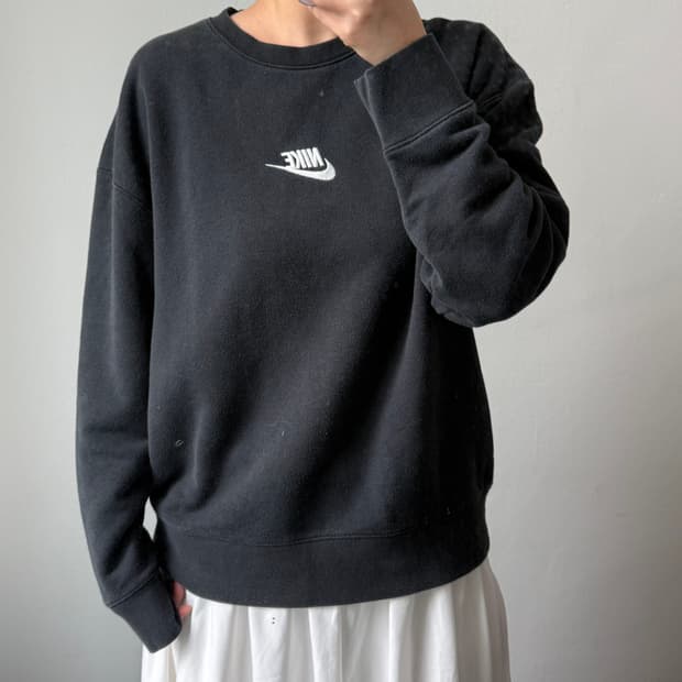 [XXL] 나이키 블랙 맨투맨