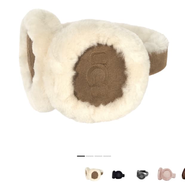UGG 어그 양털 이어머프 체스트넛