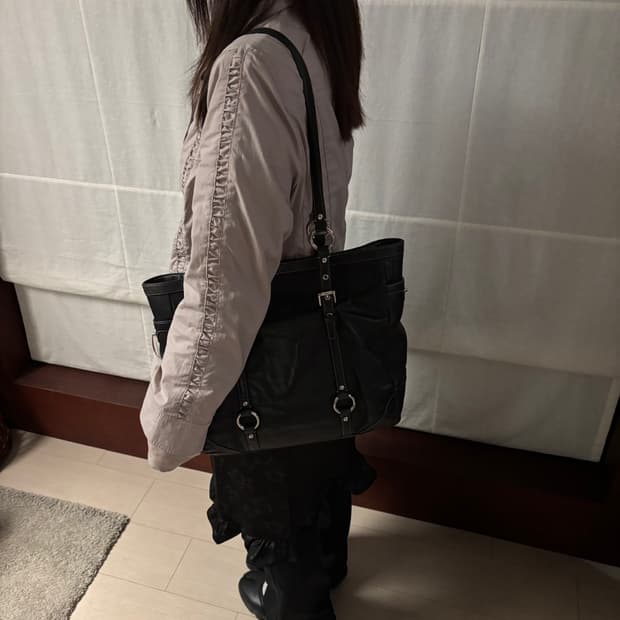 coach cowhide tote bag