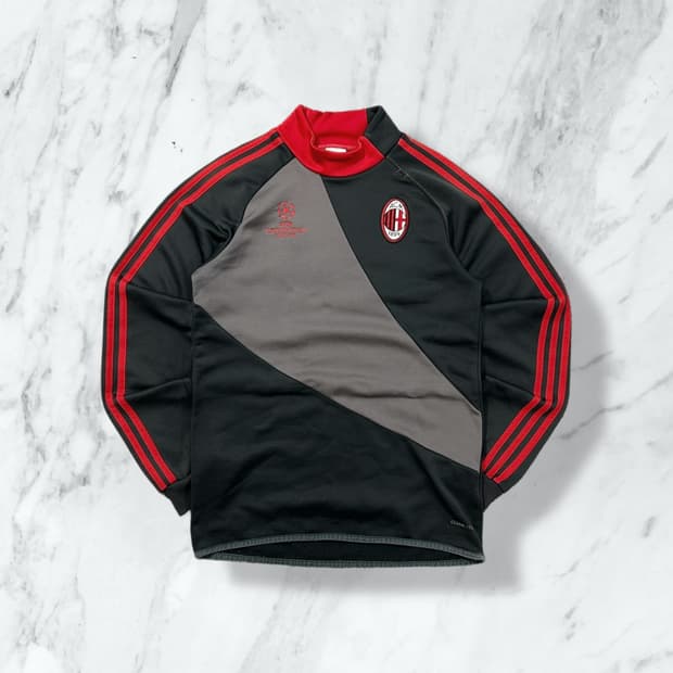 아디다스 12-13 UCL AC밀란 트레이닝 탑 