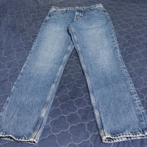 자라 스탠다드 워싱 데님팬츠 (30)