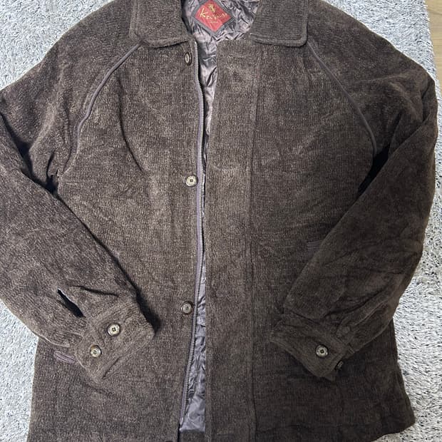 일본판 켄발리도 트위드 집업자켓 사이즈 105