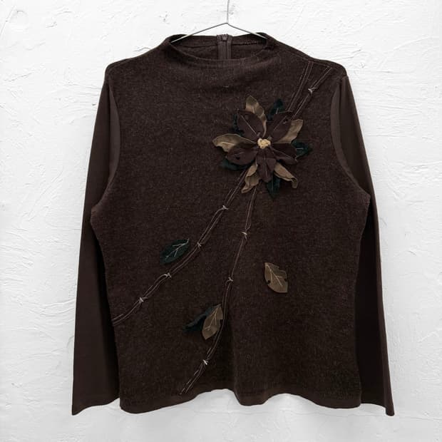 JPN 아플리케 니트