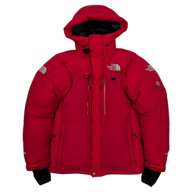 노스페이스 히말라야 레드 써밋 윈드스토퍼 패딩 S