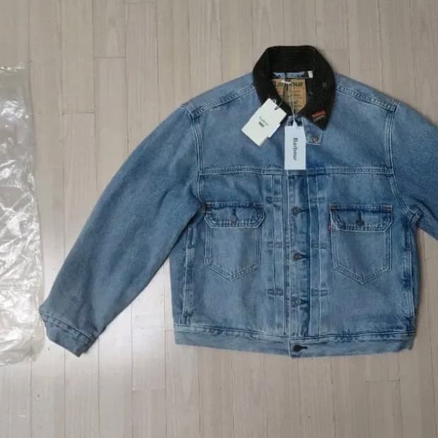 리바이스 바버 타입 2 콜라보 자켓 M사이즈