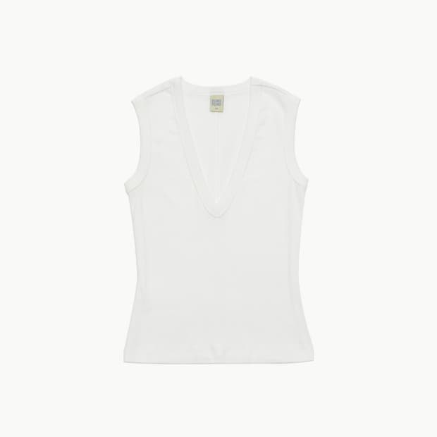 Flore flore dewi tank white