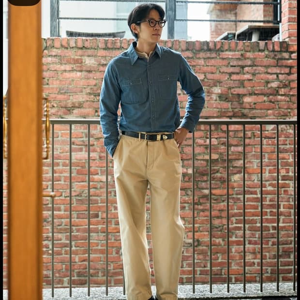 풀카운트 샴브레이 셔츠(4810) 44사이즈