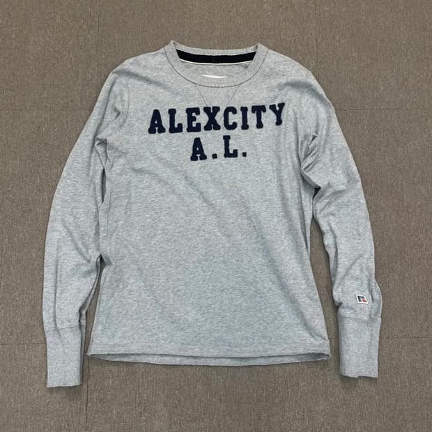 러셀 어슬레틱 긴팔 티셔츠 L