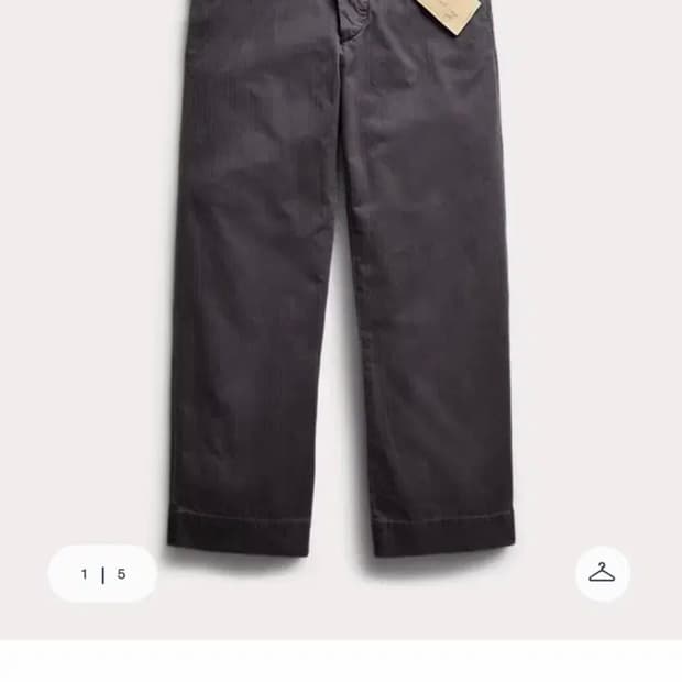 rrl 더블알엘 헤링본 트윌 필드 팬츠 블랙 32 30