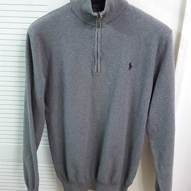 폴로랄프로렌 남성 반집업 면니트 긴팔티 105