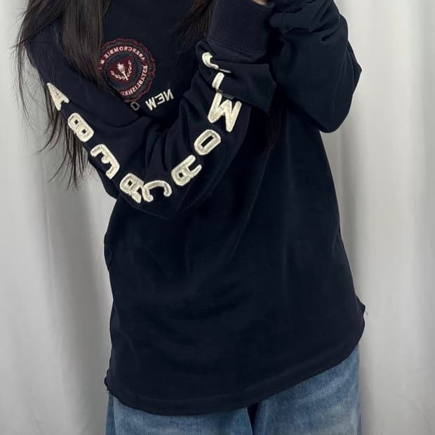 아베크롬비 네이비 롱슬리브