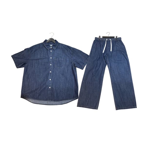 PLAC&MERGO 플랙 메르고 데님 상하의세트 L사이즈