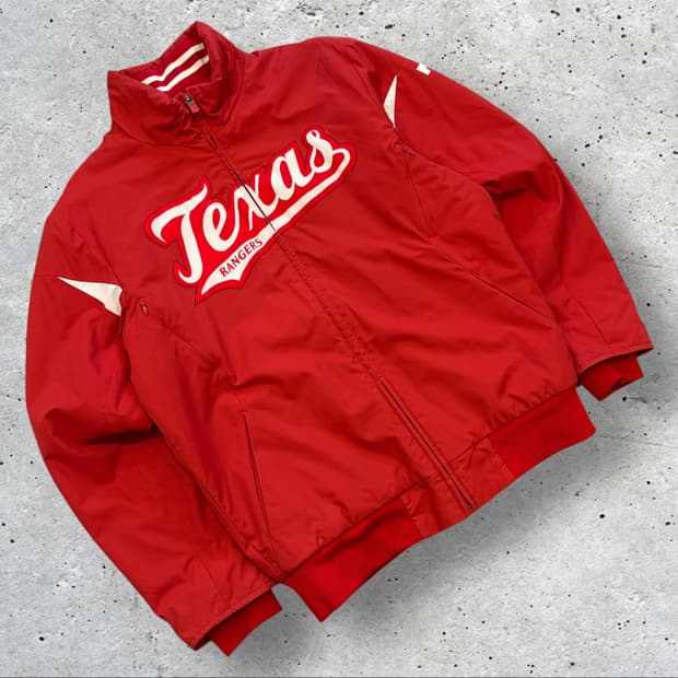 [100] 14s MLB 엠엘비 텍사스 레인저스 야구 점퍼 레드 C665