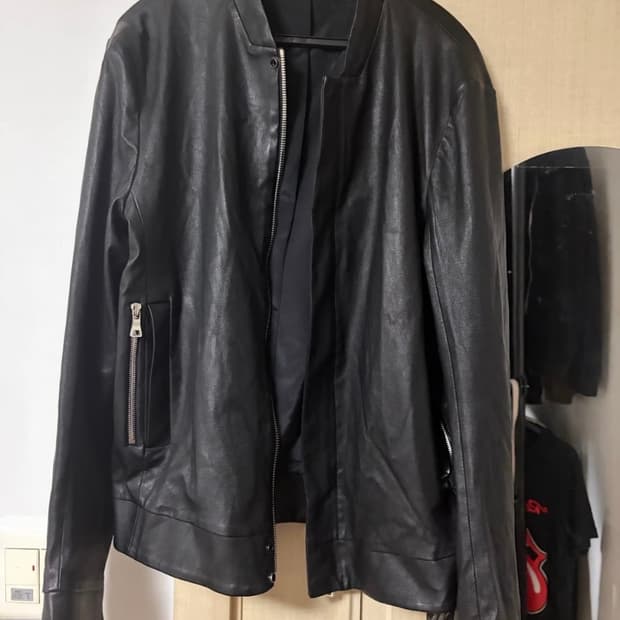 램스킨 레더 자켓