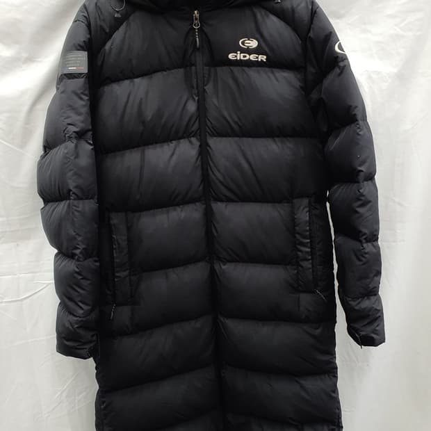 아이더 블랙 롱패딩 M(공용95)