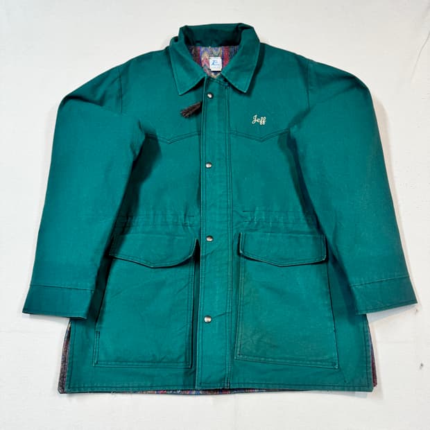 L) Tote Along USA 빈티지 코트 자켓