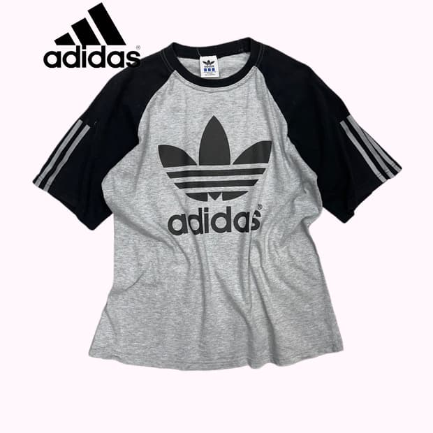 ADIDAS logo raglan t-shirt