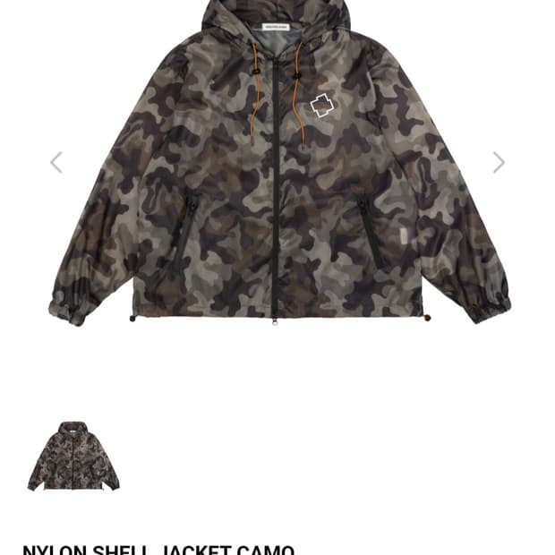 노쿨러스 나일론 쉘 자켓 카모 (OS)
