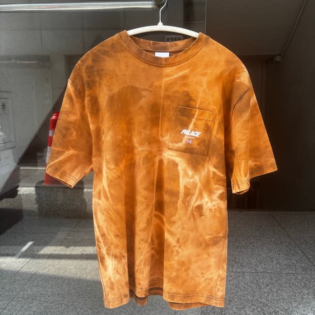 PALACE 런던 유니언잭 로고 티셔츠