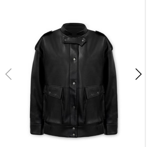 F/NO.5 VEGAN LEATHER EPAULET JUMPER