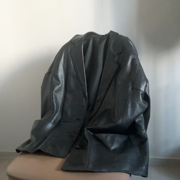 빈티지 레더 자켓