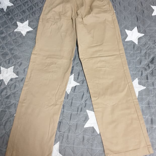 무신사스탠다드 레귤러 원턱 치노팬츠 베이지 (26)