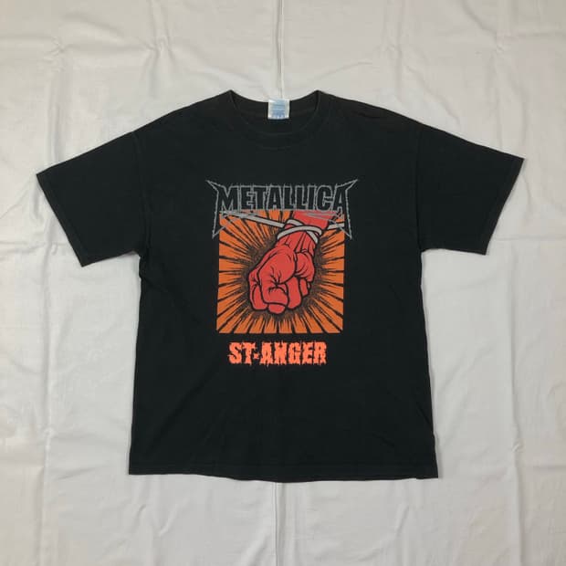 2003년도 메탈리카 st-anger 반팔티셔츠
