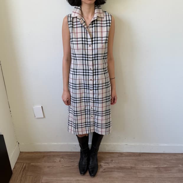 버버리 노바체크 원피스