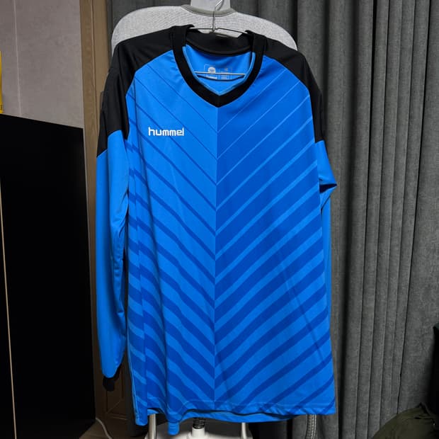 Hummel 4XL 험멜 4xl 져지 블루 긴팔