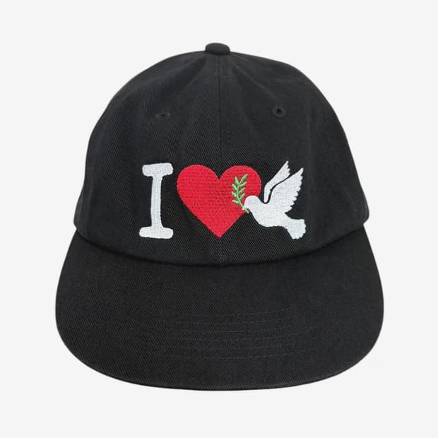 패슬 I Love Peace Washed Cap Black