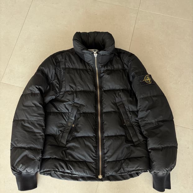 스톤아일랜드 구형 크랭클랩스 다운자켓