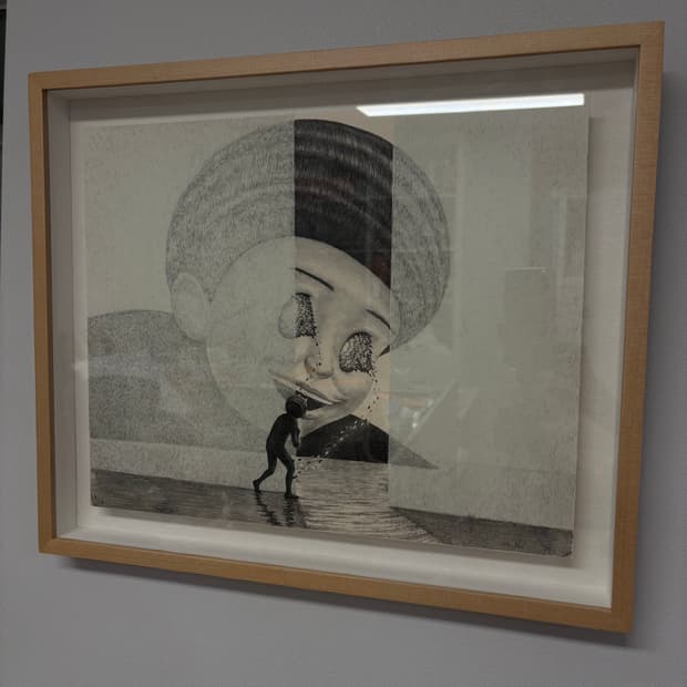 석판화 회화 그림 액자포함:)