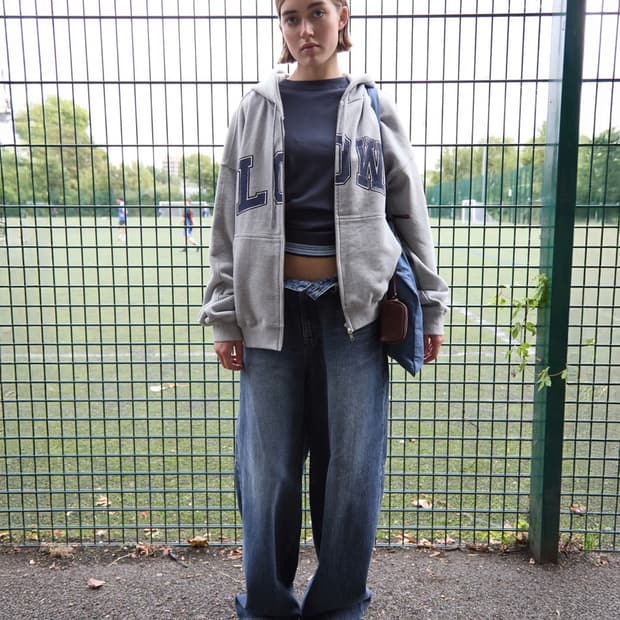 로우클래식 LOW SOFT SWEAT ZIP-UP HOODIE