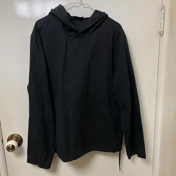 cos 오가닉 코튼 스트링 후드셔츠