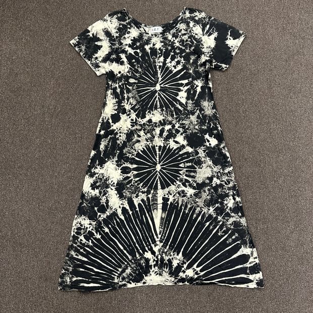 OS)Japanese vintage 스파이럴 타이다이 롱원피스