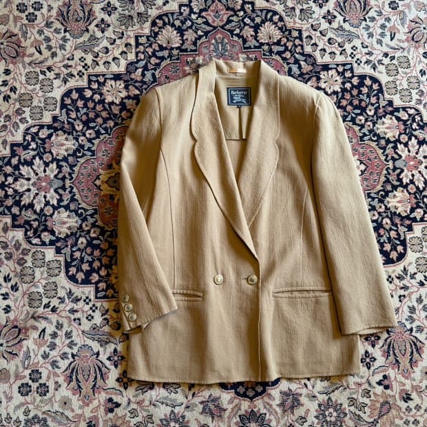 버버리 금장 테일러드 자켓 66~77