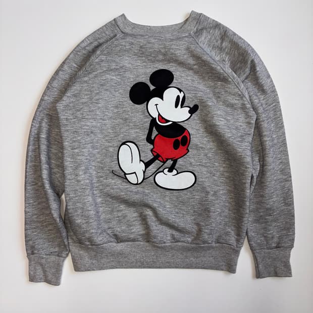 6,70s 미키마우스 스웻 셔츠