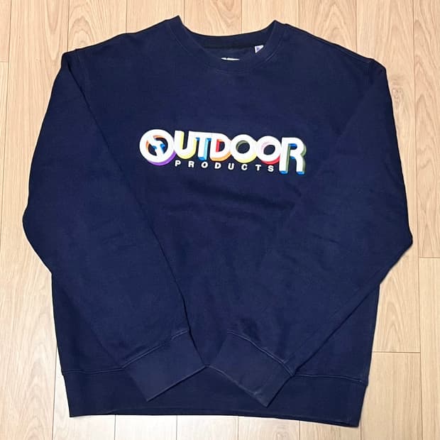 OUTDOOR PRODUCTS 맨투맨 네이비 M