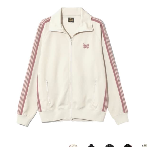 니들스 트랙자켓 아이보리 스무스 L 교신받음