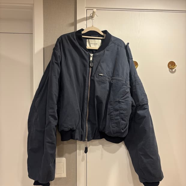 급처(L)엔타이어스튜디오 a4 봄버 자켓 잉크 a-4