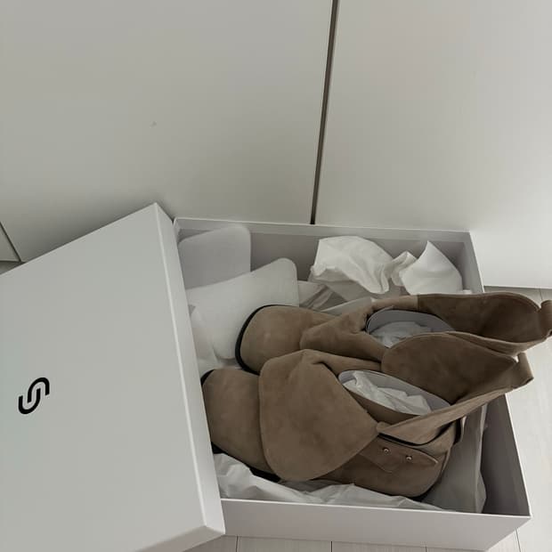세릭 부츠 CERRIC FOLDING SHORT BOOTS / BEIGE