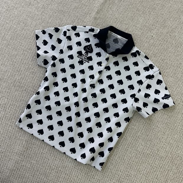 실측확인 파리게이츠 카라 티셔츠 0413D