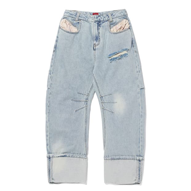 LAZY DROP JEAN_LIGHT BLUE
