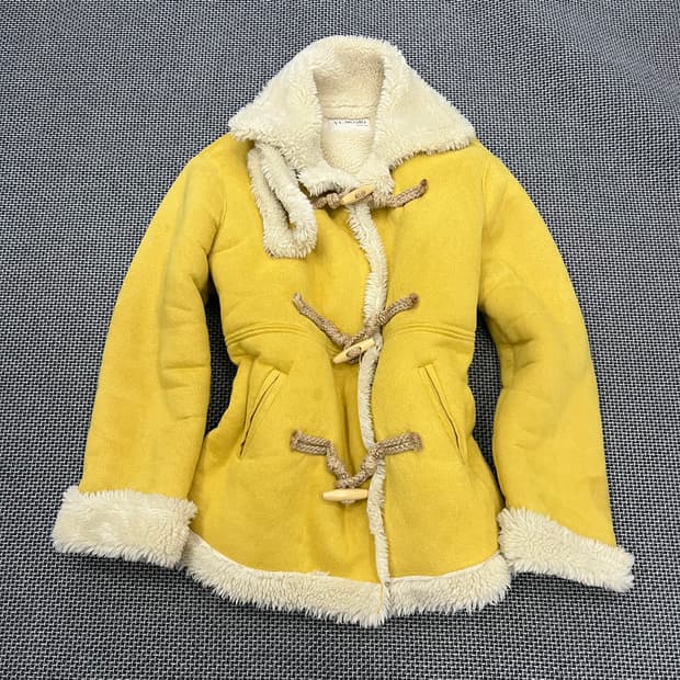 빈티지 양털 더플코트